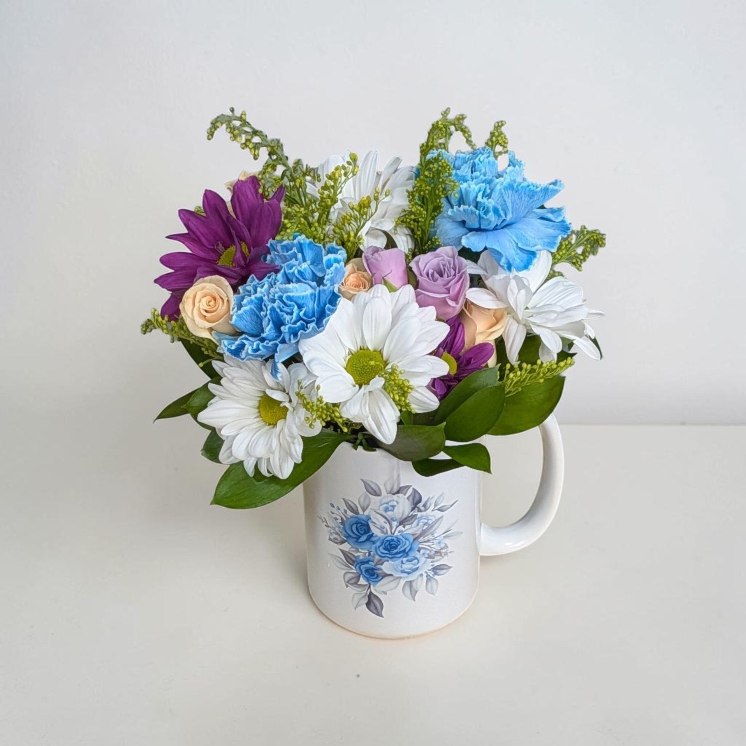 Designer Collection Floral Mug - Pastel Colours