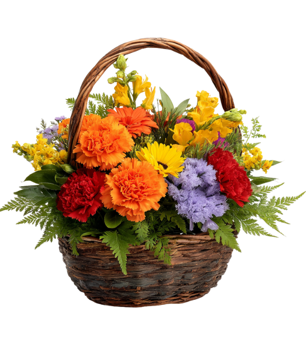 Shop Vibrant Basket in Sault Ste. Marie | Mann Florist